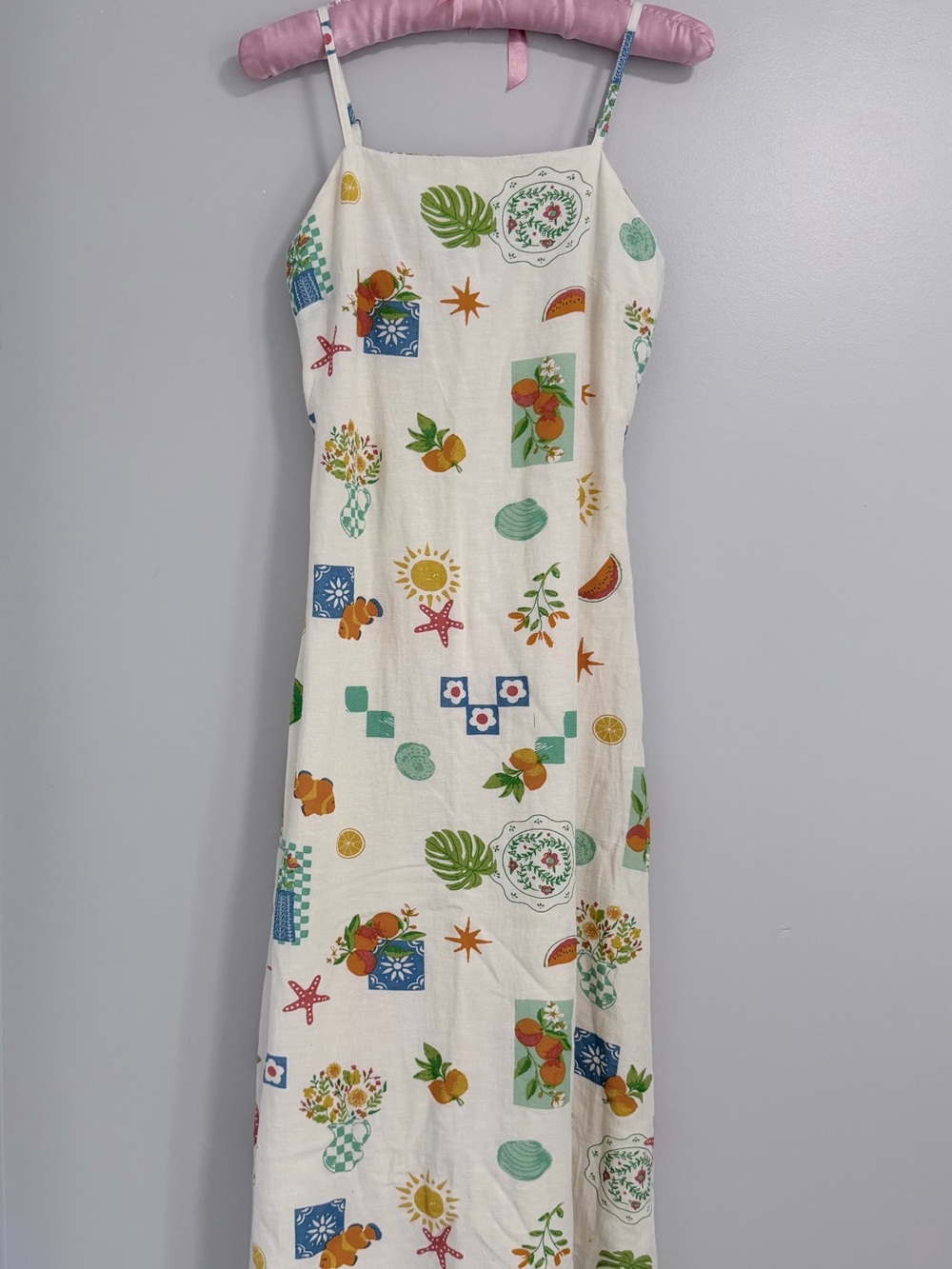 Linen Summer Dress Japna Small